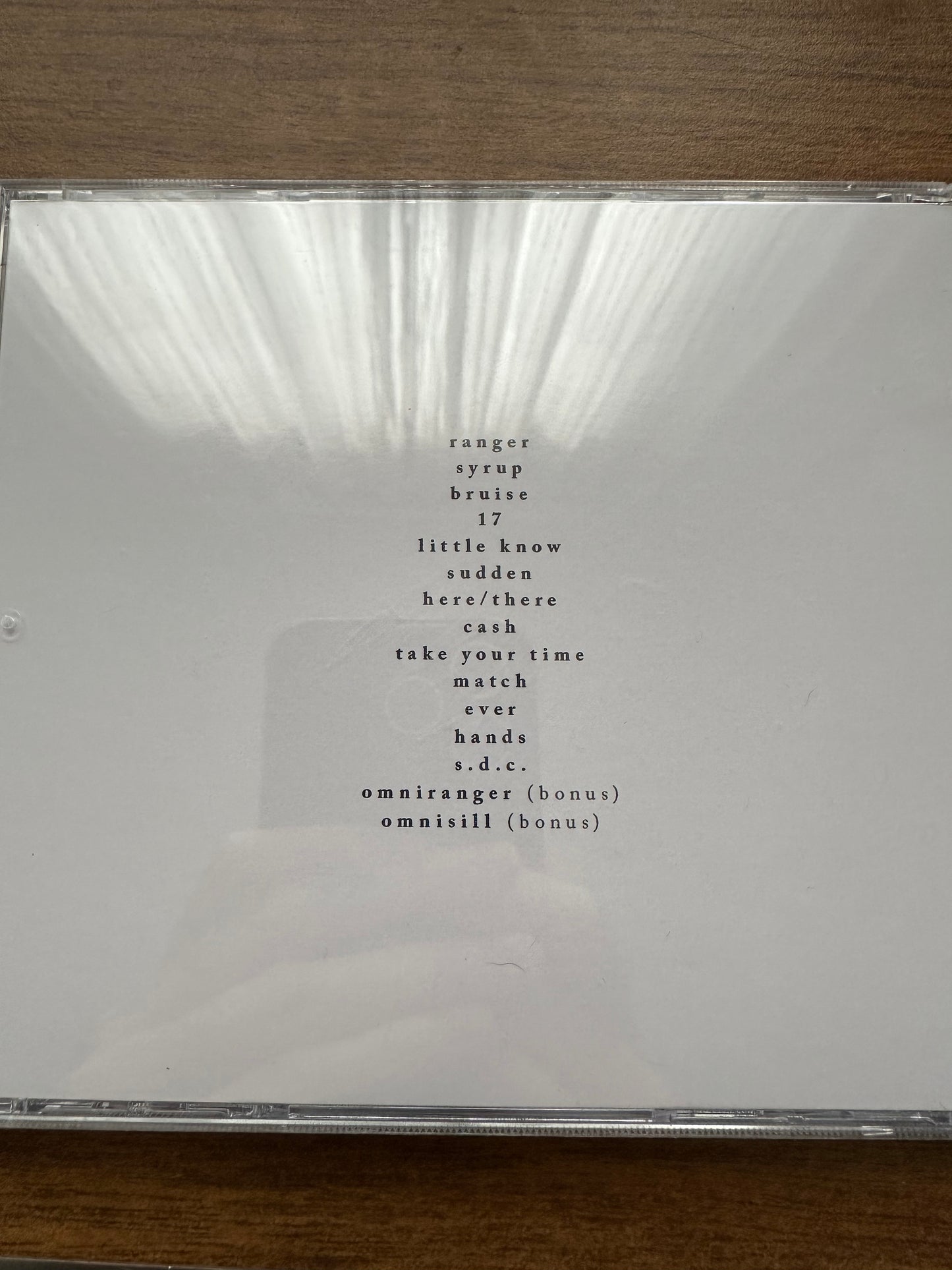 single cd